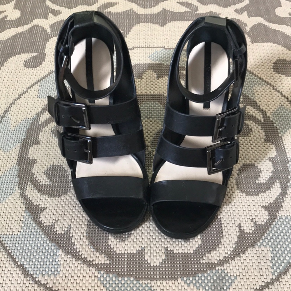 ZARA Black Chunky Heels